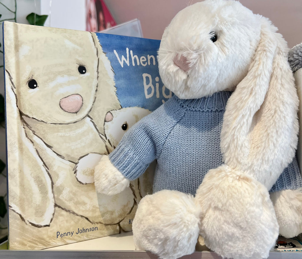 Books, bunny’s & blue jumpers!