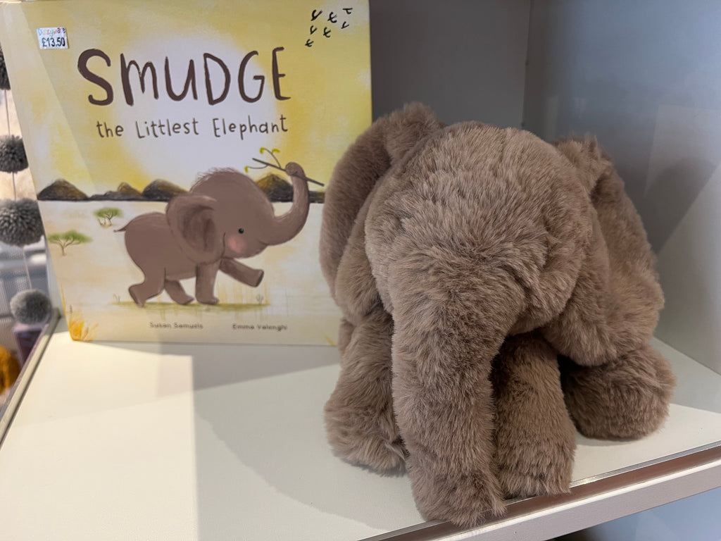 Jellycat Smudge Elephant got a book!
